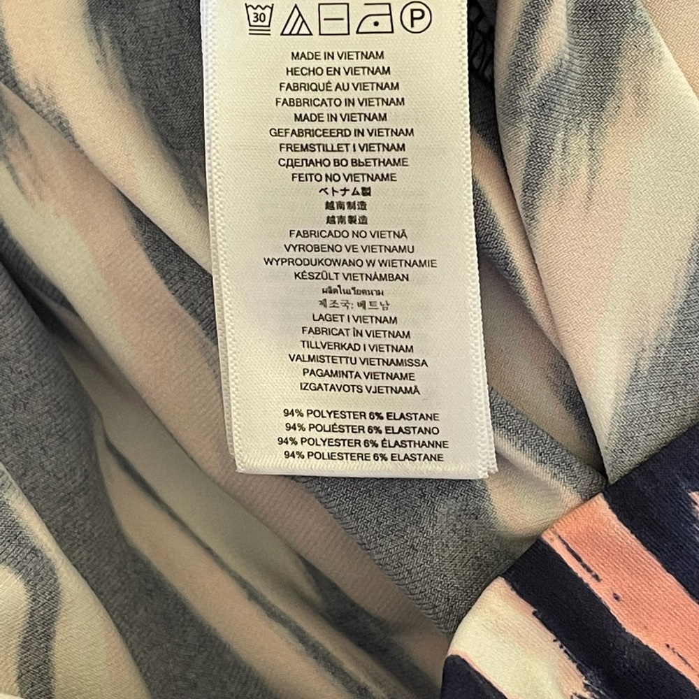 MICHAEL Michael Kors navy, pink & white tulip split maxi skirt - Picture 9 of 10